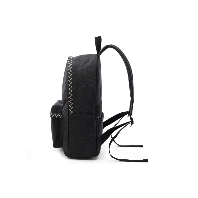 Werocker Canvas Backpack Regular Unisex Ecru/Black/Green-10
