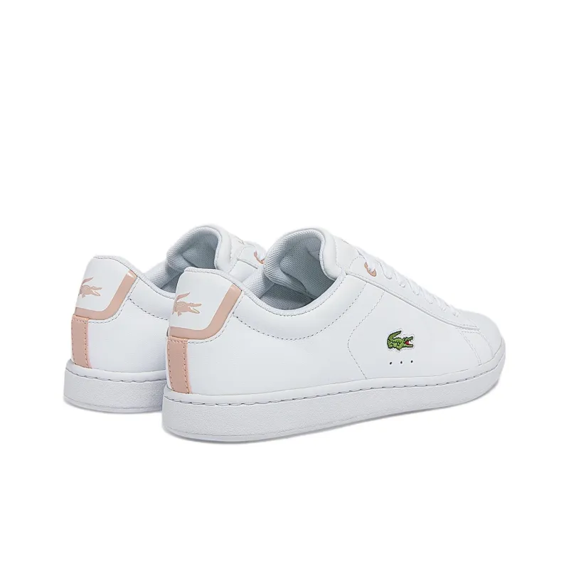 LACOSTE Graduate Pro Low-Top Skateboard Shoes Women's White Pink-2