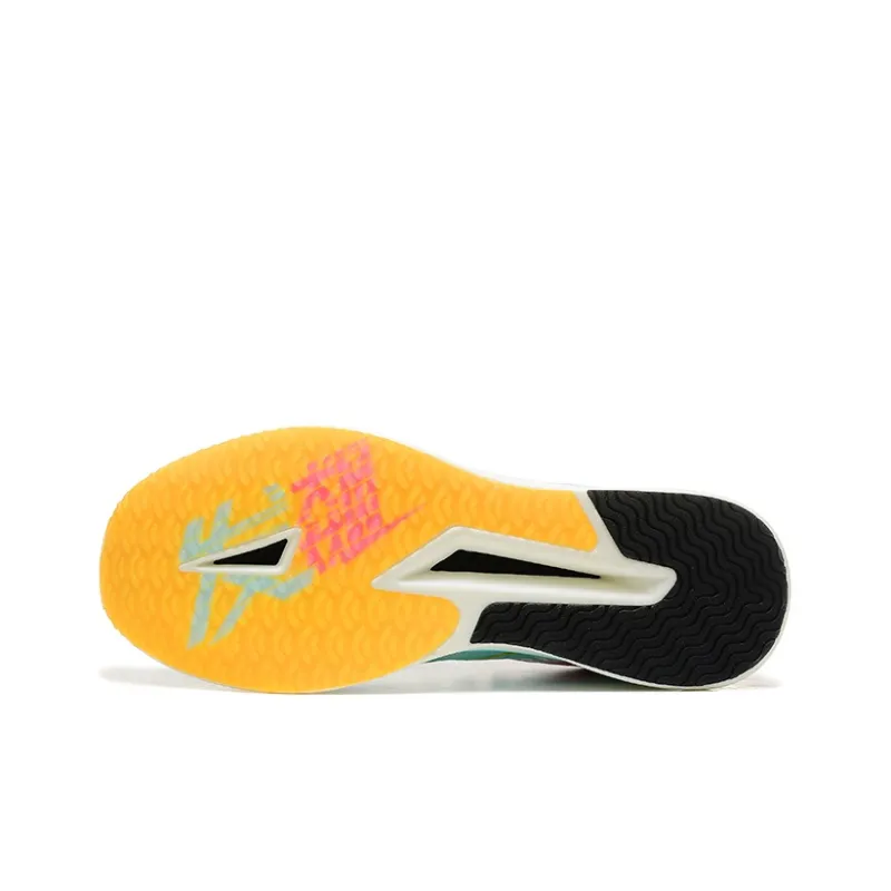 DUANGOU Running Shoes Unisex Low Top Pink Green/Blue Yellow-6