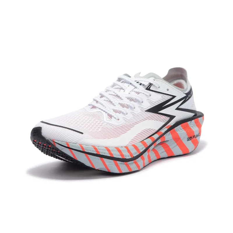 361° Fly Burn 3 Cushioning Anti-Slip Wear-Resistant Breathability Low-Top Running Shoes Unisex Fluorescent Red-Orange-1