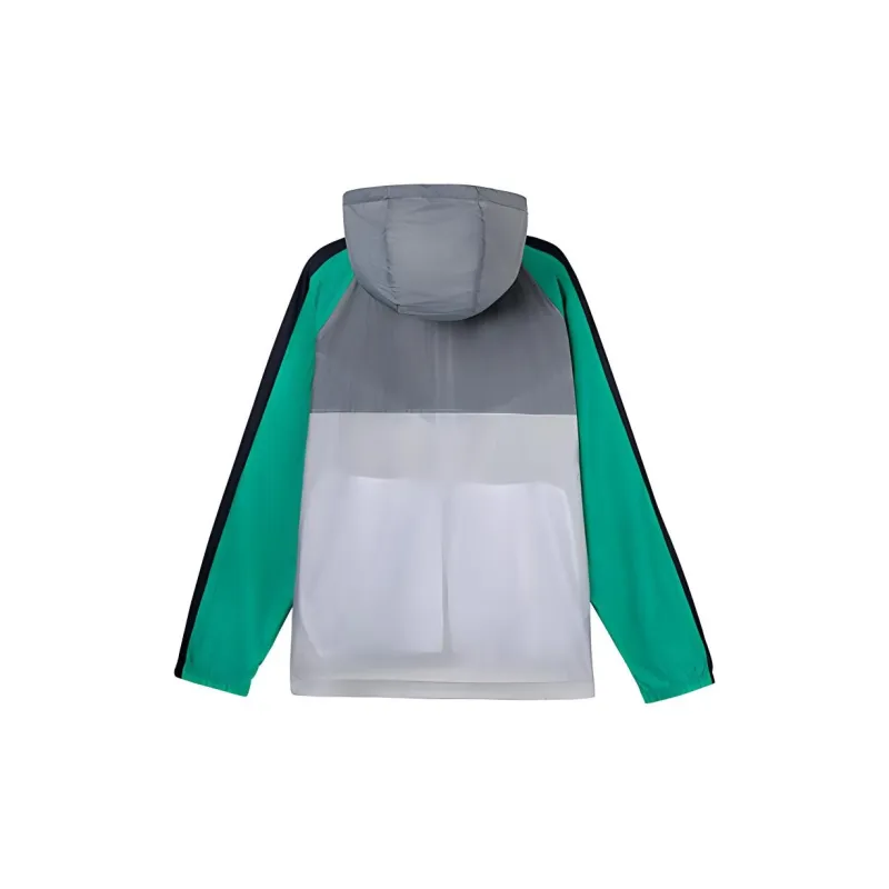 361° Life Collection Trench Coat Men's Dark Gray/Deep Aqua Green-1