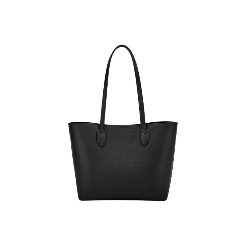 Hush Puppies Cow Leather Handbag Regular Women's Elegant Black-2