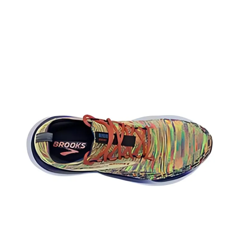 Brooks Cushioned Slip-Resistant Abrasion-Resistant Low-Top Running Shoes Men's Apricot Orange-4