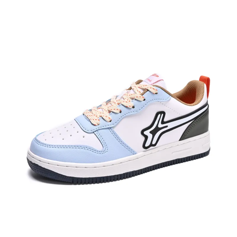 Crocodile Low-Top Casual Flexible Fit Unisex White Blue Green Skateboard Shoes-1