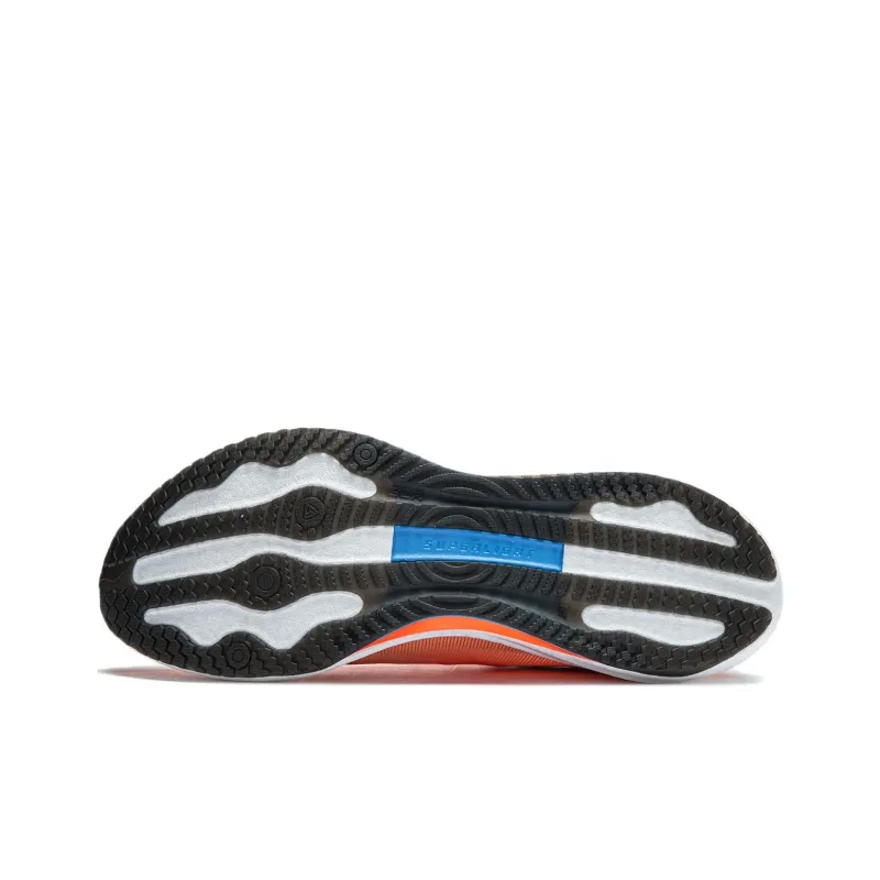 LiNing Super Light 21 Cushioned Slip Resistant Breathable Low Top Running Shoes Men's Orange Black Blue-5