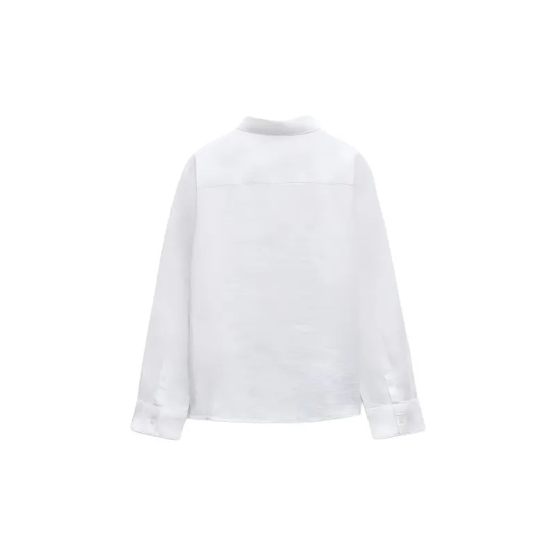 ZARA Shirt Women's Frosted White-1
