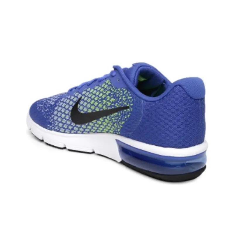 Nike Air Max Sequent 2 Medium Blue Ghost Green Women's-2