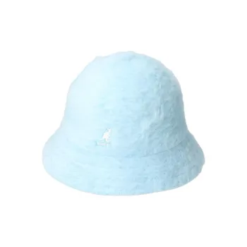 KANGOL Angora Wool Bucket Hats Unisex Light Blue