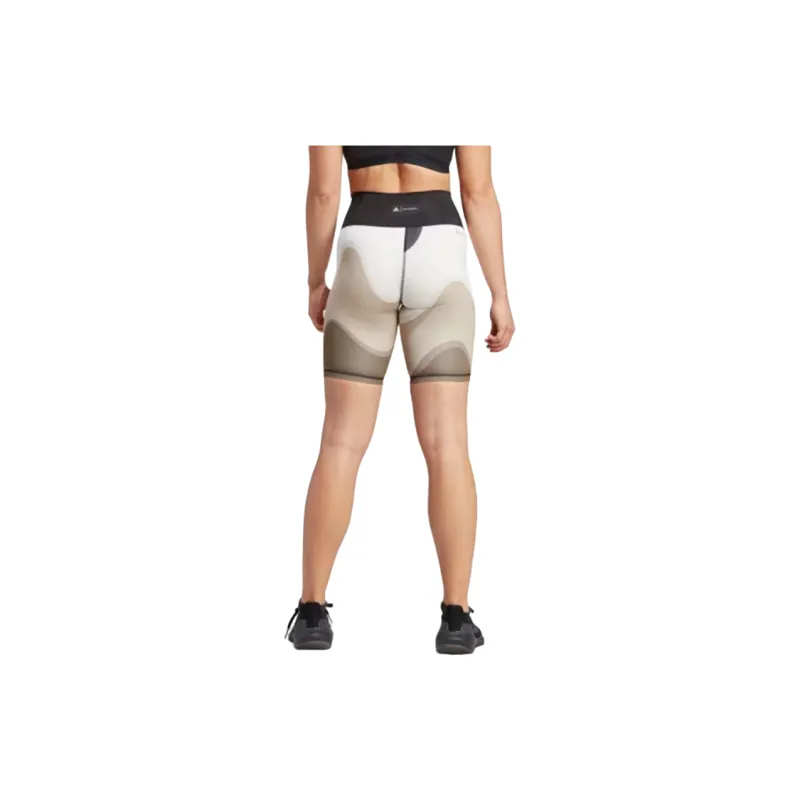 Adidas x MARIMEKKO OPTIME Sports Shorts Women's Light Brown-2