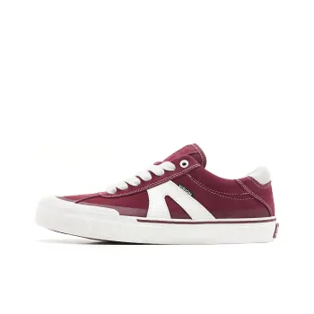 Vision Street Wear Push Pro Low Top Skateboard Shoes Unisex Burgundy