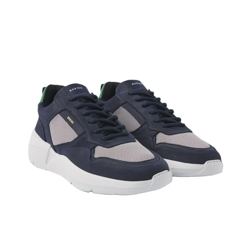 NUBIKK Roque Road Wave Low-Top Casual Shoes 5cm Men's Blue Gray-2