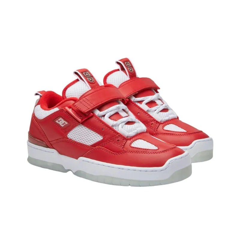 DC Shoes Low Top Casual Shoes Men's Red-2