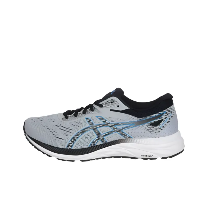 Asics Wear-Resistant Low-Top Running Shoes Men's Gray Blue-0