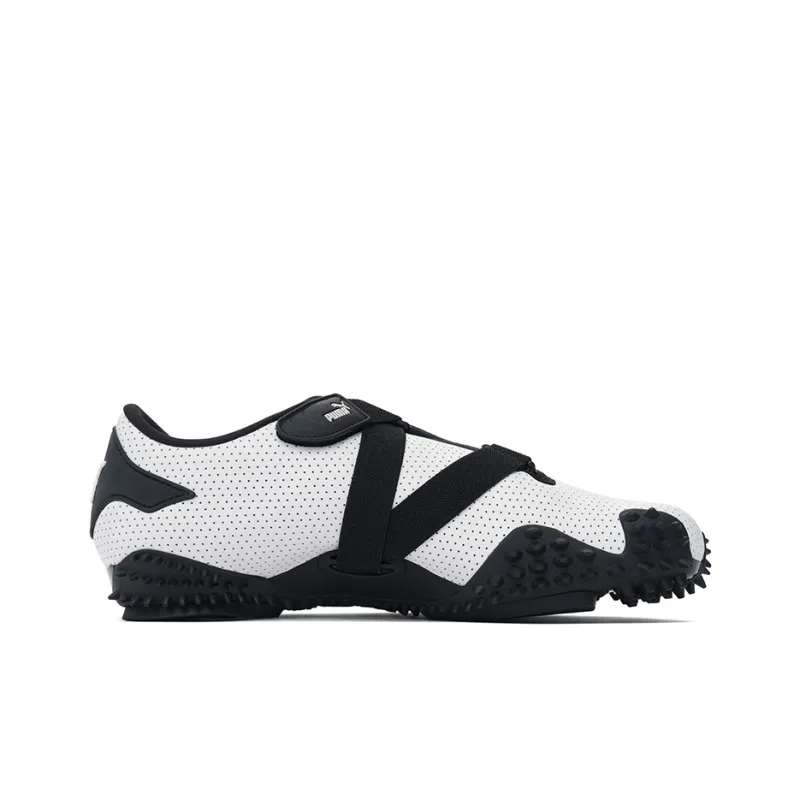 PUMA Mostro Perforated Leather White Black-1