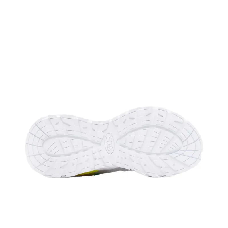 FILA Cage Durable Breathable Low Top Chunky Sneakers Women's White-3