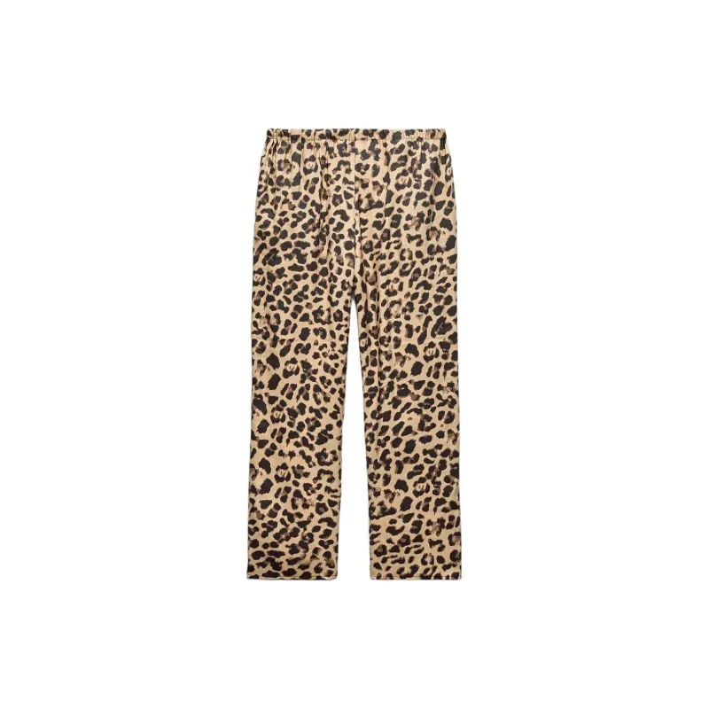 ZARA Casual Pants Women's Leopard Print-1