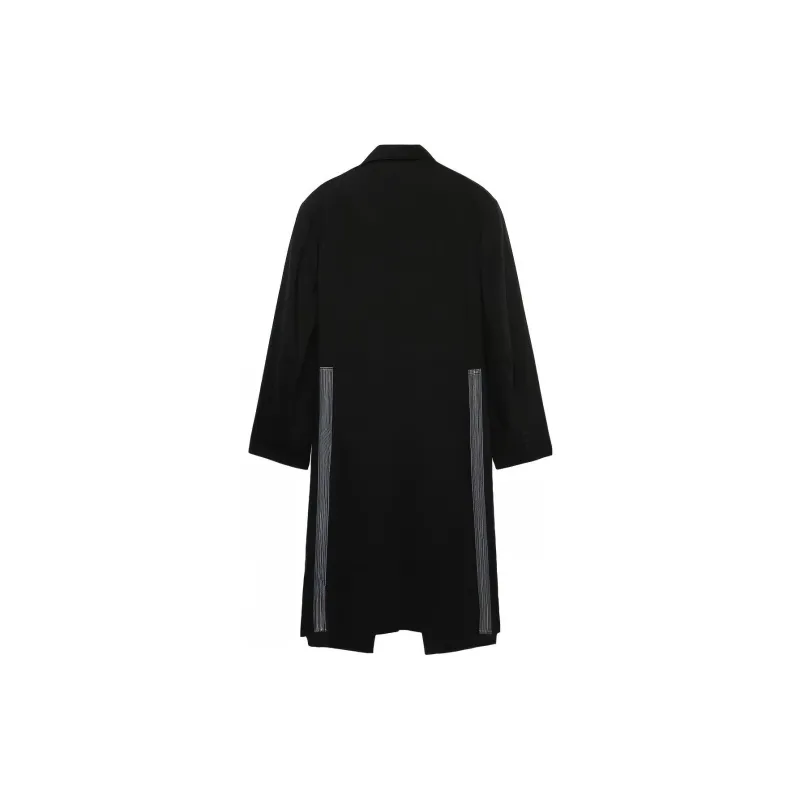 Yohji Yamamoto Coats Men's Black-1