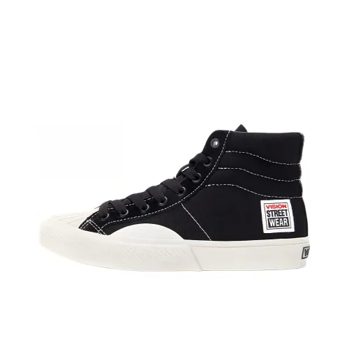 Vision Street Wear Skateboard Shoes Unisex High-Top Black