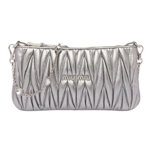 MIU MIU Soft Sheep Leather Shoulder Bag Crossbody Bag Women's ensemble