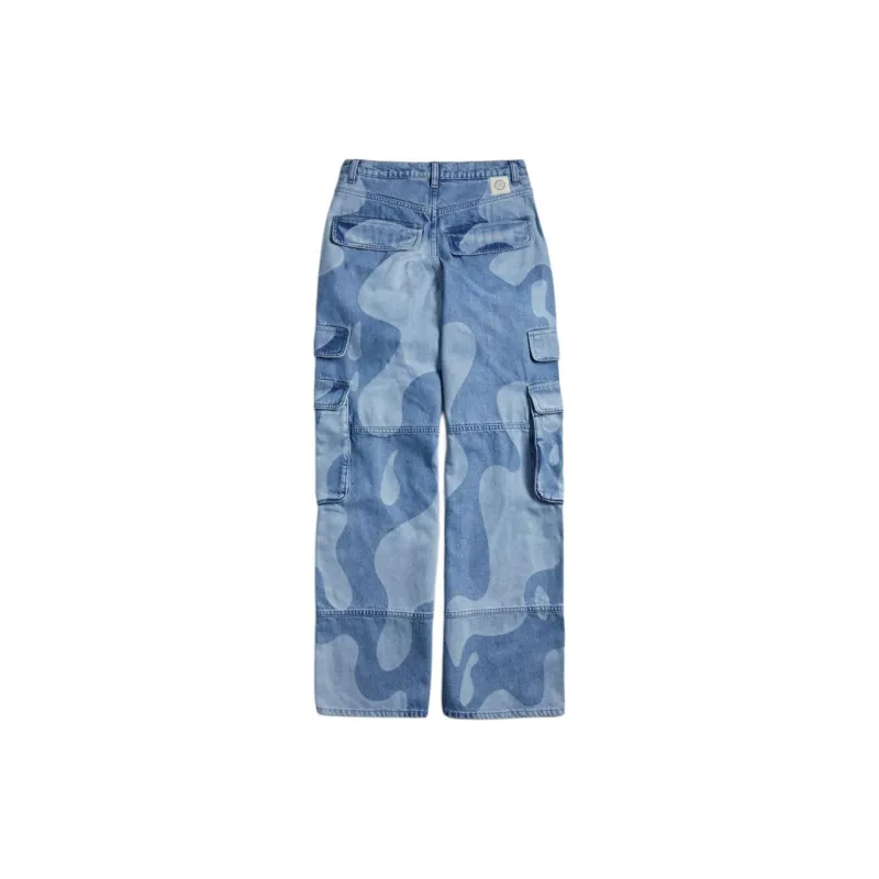 COACH Cargo Pants Unisex Denim Blue-1