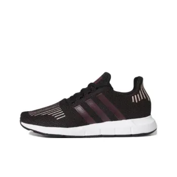 Adidas Swift Run Core Black Maroon Women's
