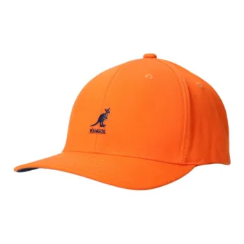 KANGOL Acrylic Wool Polyurethane Baseball Caps Men's Orange