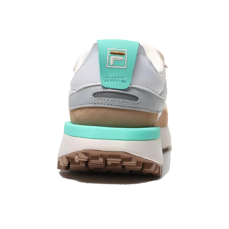 FILA Zagato Cushioning, Wear Resistant Low Top Running Shoes Unisex Light Coffee Korean Style-2
