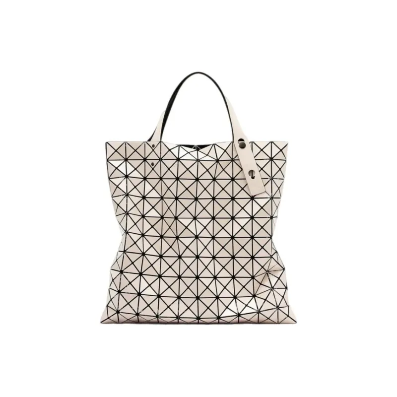 ISSEY MIYAKE Prism Polyvinyl Chloride Handbag Women's Beige-1