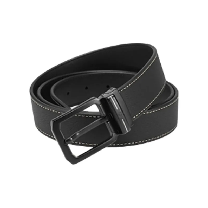 SAMSONITE Cow Split Leather Key Pouch Men's Black-2