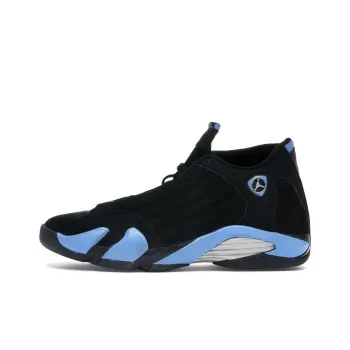 Jordan 14 Retro Black University Blue Men's