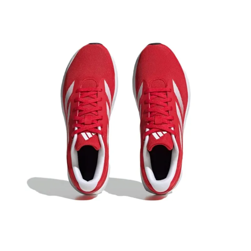 Adidas Duramo RC Slip Resistant, Abrasion Resistant, Breathable Low Top Running Shoes Unisex Red White-4