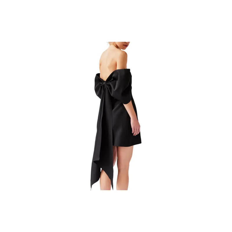 FREE PEOPLE Elliatt Calypso Dress Short-Sleeved Dresses Women's BLACK/Black-1