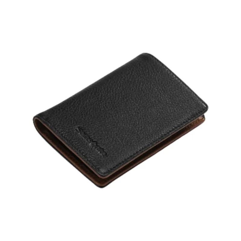 SAMSONITE Cow Split Leather Key Pouch Men's Black-7