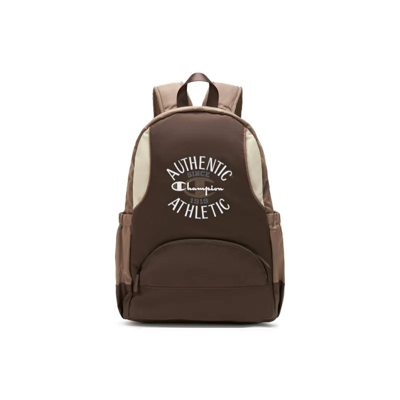 Champion Fabric Backpack Regular Unisex Black/Light Gray/Dark Brown-10