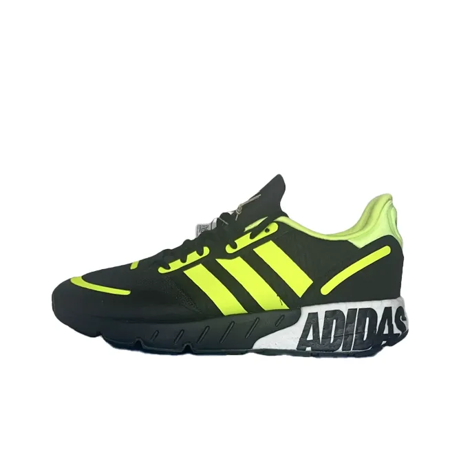 Adidas Zx 1K Boost Black Solar Yellow-0