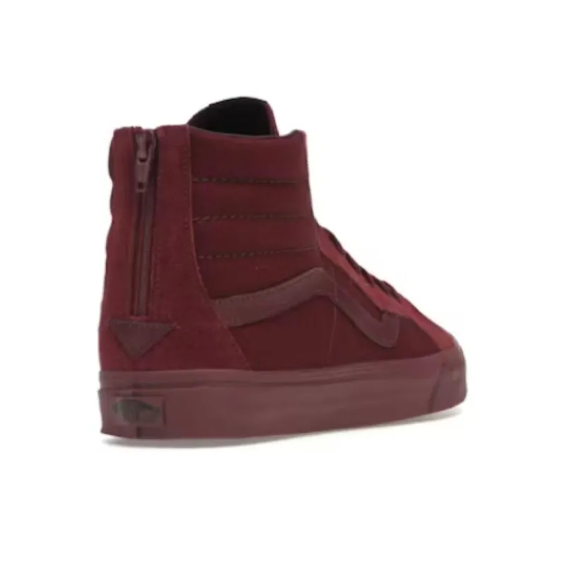 Vans SK 8 Hi Reissue Zip Monochrome Port Royale Suede-2