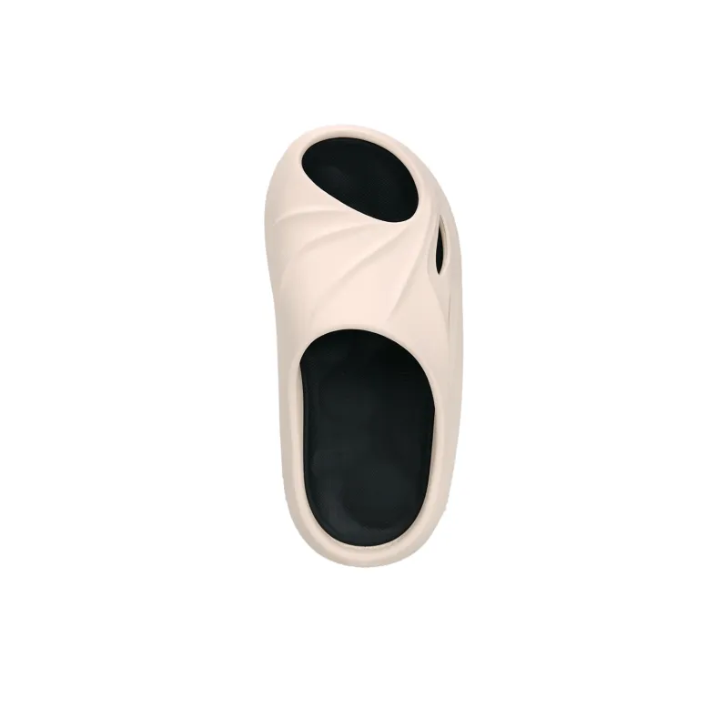 SHANLINLIANG WhiteNoise EVA Quiet Abrasion Resistant Slide Slippers Unisex White-4