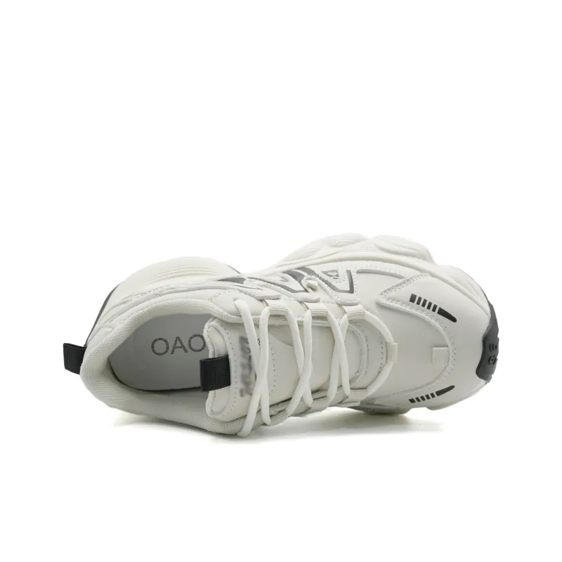 OAOQ Wear-Resistant Low-Top Chunky Sneakers Women's-10