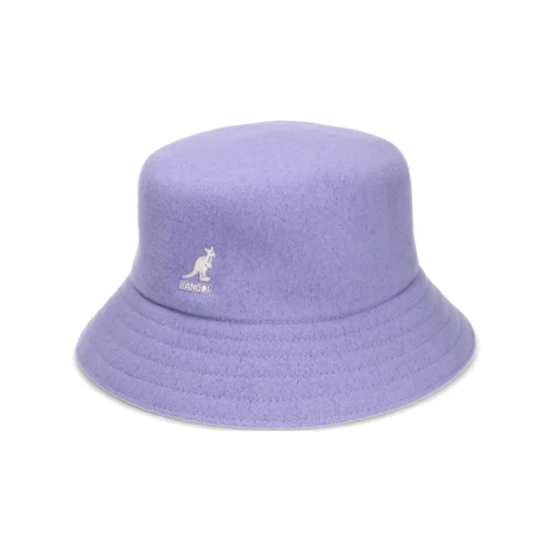KANGOL Wool Modified Acrylic Bucket Hats Unisex Purple-0