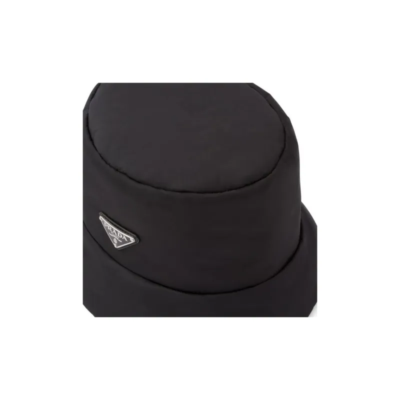 PRADA Logo-appliqué Padded Bucket Hat-2