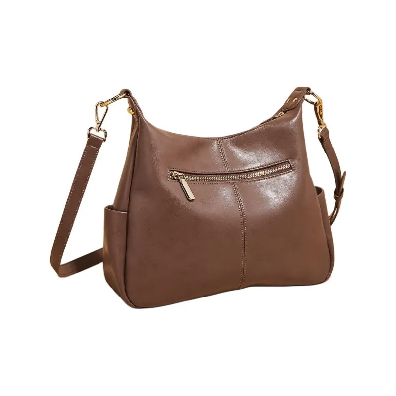 Marino Orlandi Cow Split Leather Bonded Synthetic Leather Shoulder Bag Regular Women's-5