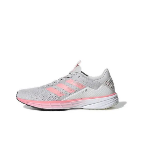 Adidas Sl20 Running Shoes Women's Low-Top Gray/Pink