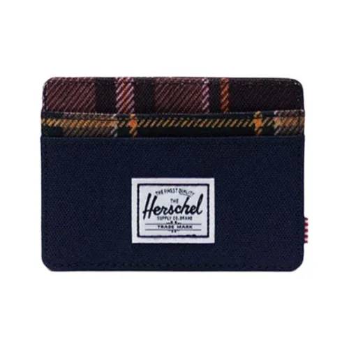 Herschel Card Holders Plaid/Black