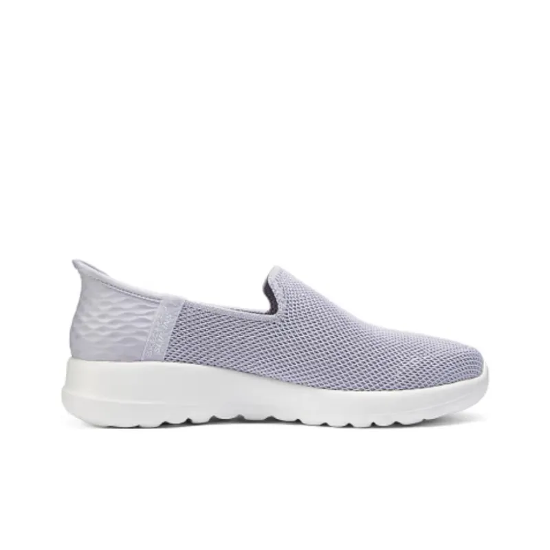 Skechers Slip Ins Cushioned Wear Resistant Lightweight Low Top Casual Shoes Women's Light Purple-1