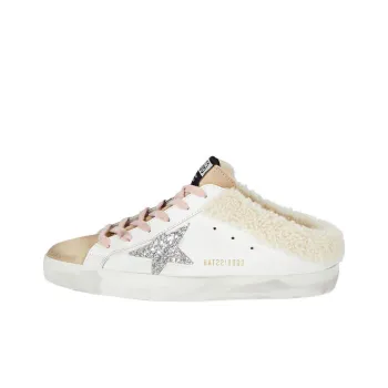 Golden Goose Super-Star Sabot Wrap-toe Slippers Women's Ecru