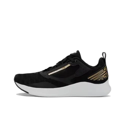 New Balance Running Shoes Women's Low-Top Black/Metallic Gold