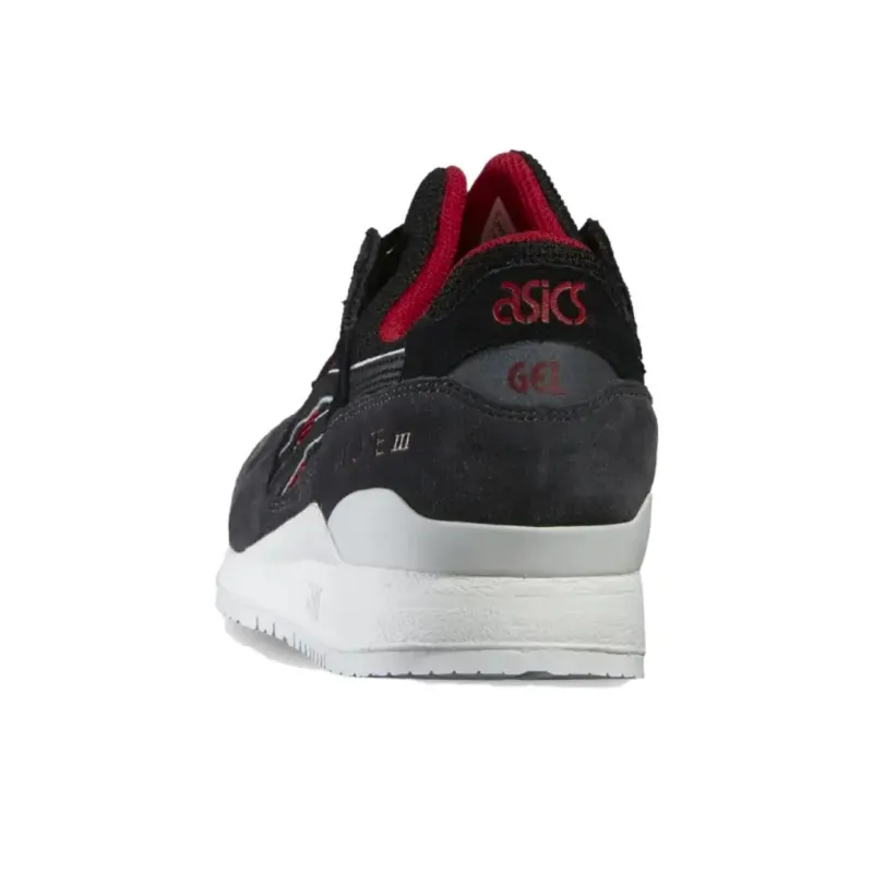 Asics Gel Lyte Iii Dark Grey Black Red White-3
