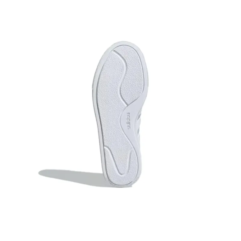 Adidas Court Cushioning, Wear Resistant Low Top Skateboard Shoes Women's Blue White-3