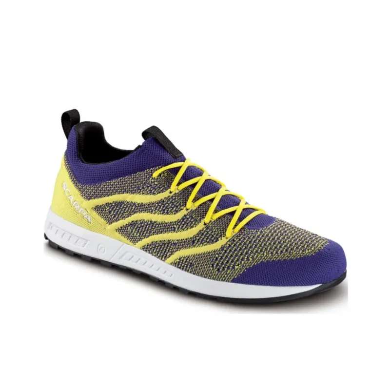 SCARPA Gecko Cushioning Wear-Resistant Low-Top Casual Running Shoes Unisex Yellow Purple-1