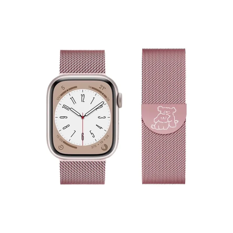 CHENSONG Apple Compatibility Watch Band Stainless Steel Material-2